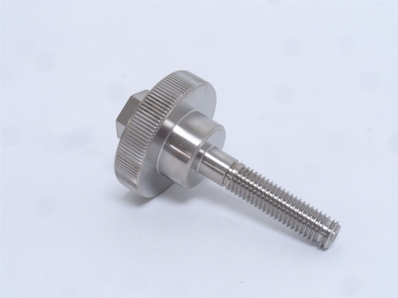 Baader 6252486040; Knurl Knob; SS;  M1 x 1.5 Shank Threads