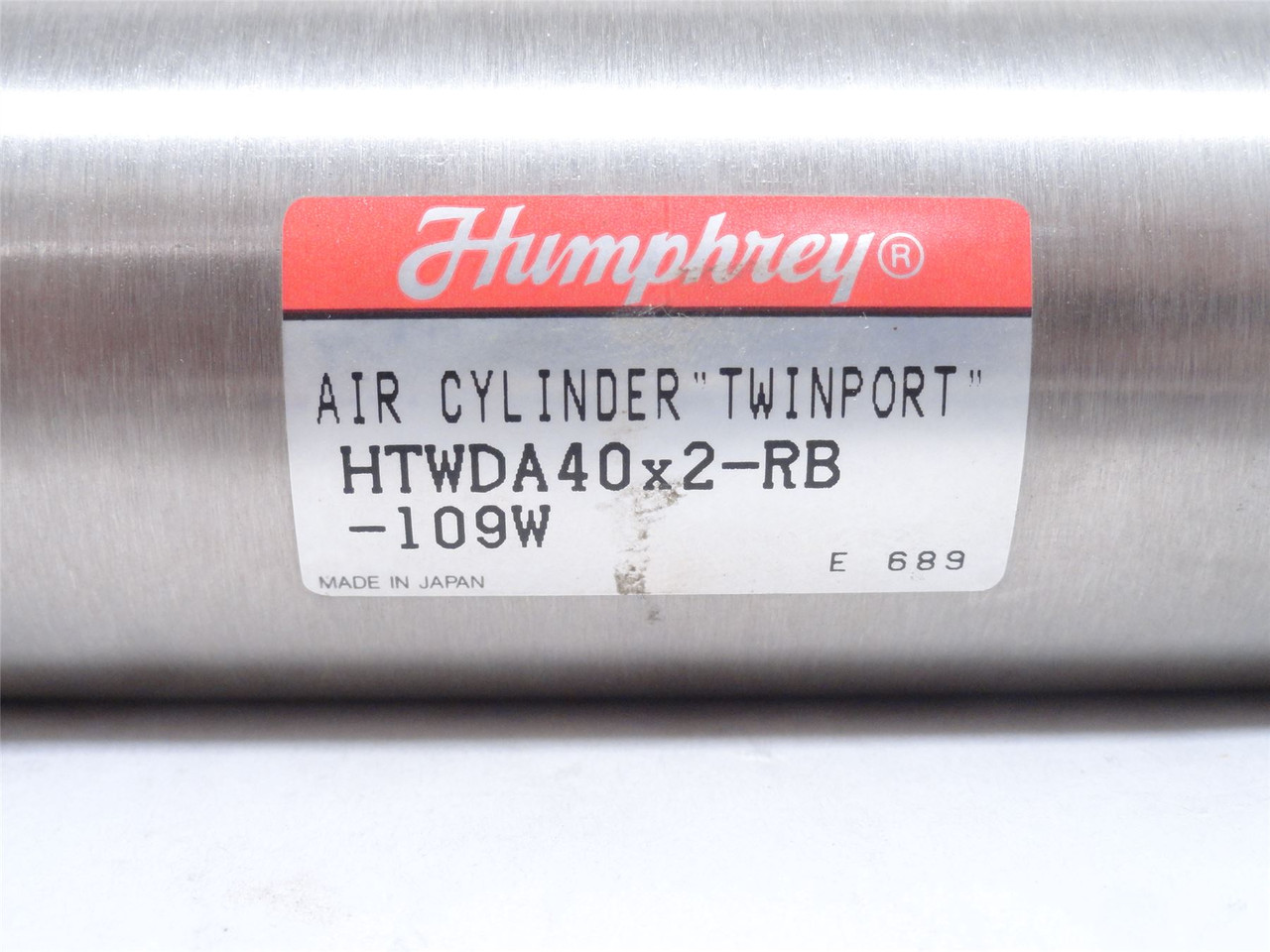 Humphrey HTWDA40X2-RB-109W; Air Cylinder; 40mmID x 2" Stroke