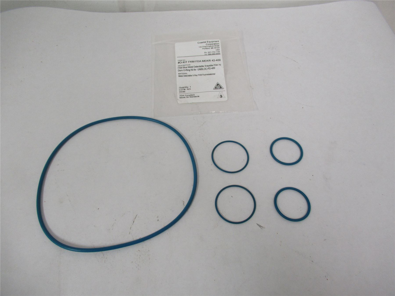 Rubber Fab Molding OKITEPDM42400; ORing Kit Metal Detectable