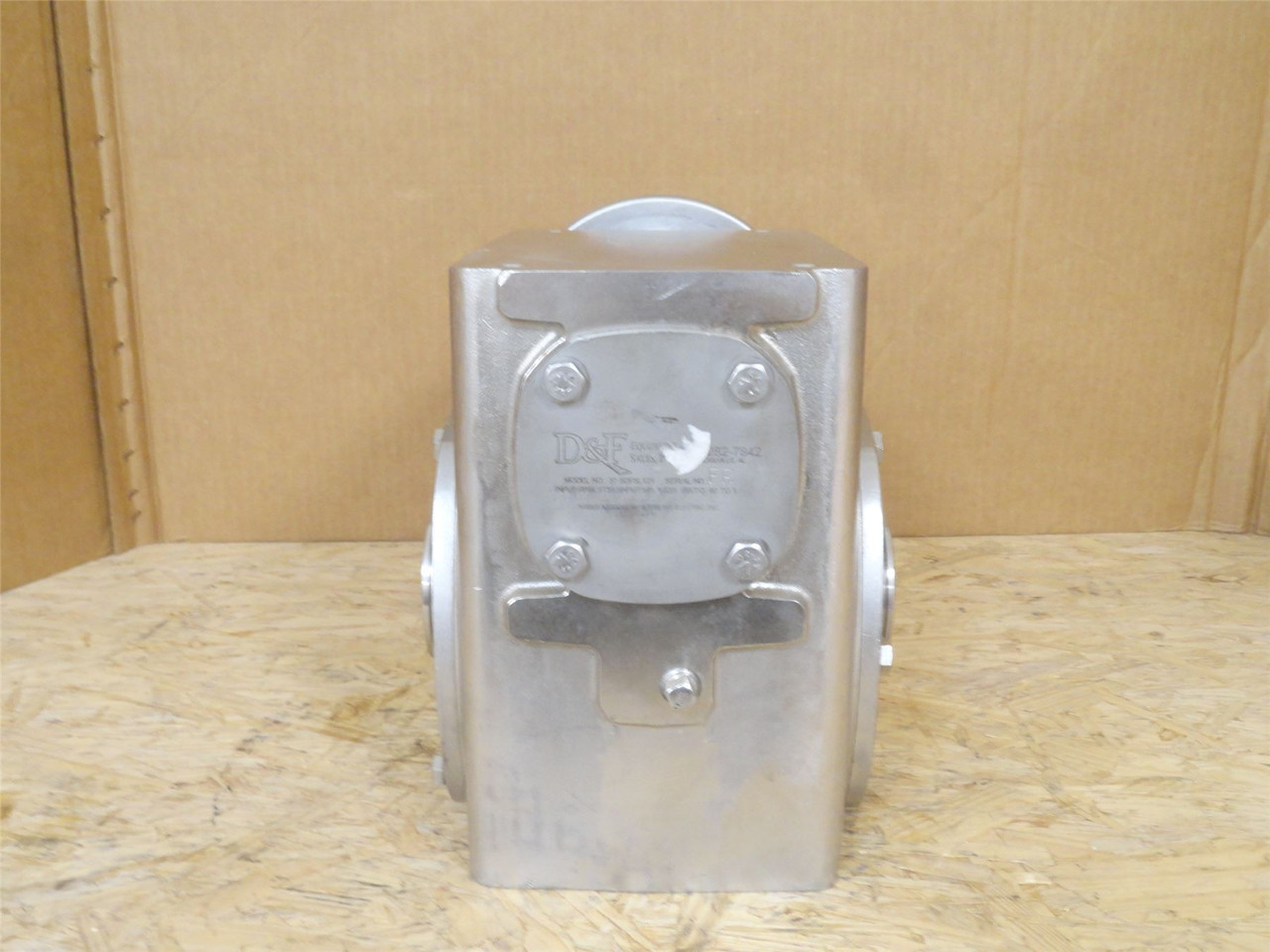Sterling 37.SDF8L121; Gear Speed Reducer; RA; SS; 80:1 Ratio