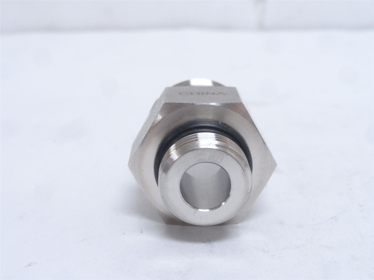 MFG- 6400-12-12-O-SS; Adapter; SS-316; 3/4 JIC x 3/4 BOSS