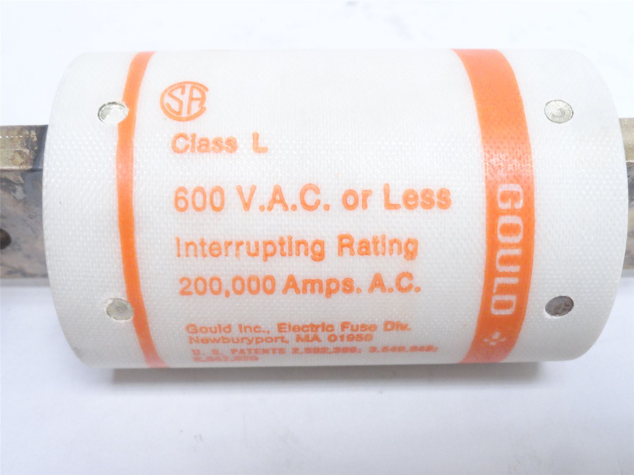 Gould A4BY-1200; Bolt-On Time-Delay 1200A; 600VAC