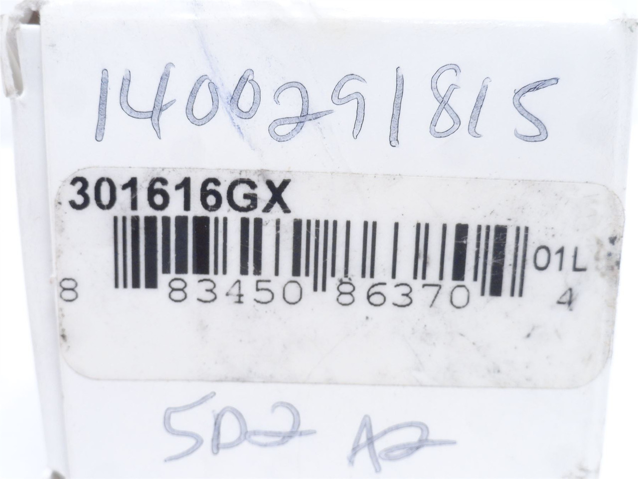 EDT 301616GX; Ball Bearing 1/2"ID x 1-1/8"OD x 3/8" Width