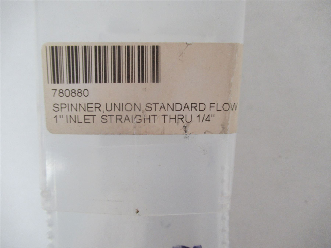 MFG 780880; Union Standard Flow Spinner 1" thru 1/4"