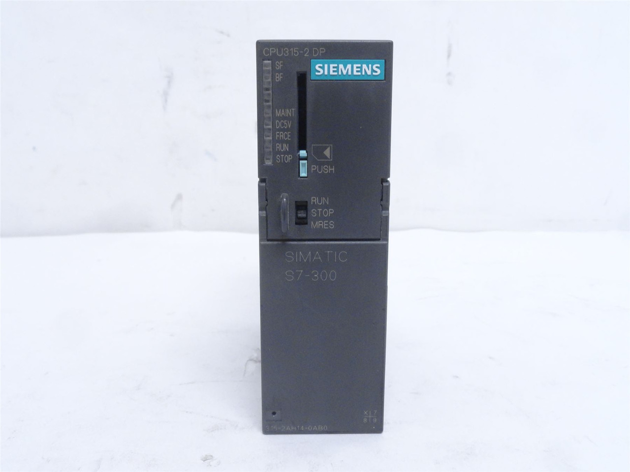 Siemens 6ES7-315-2AH14-0ABO; CPU Module S7-300; 384KB RAM