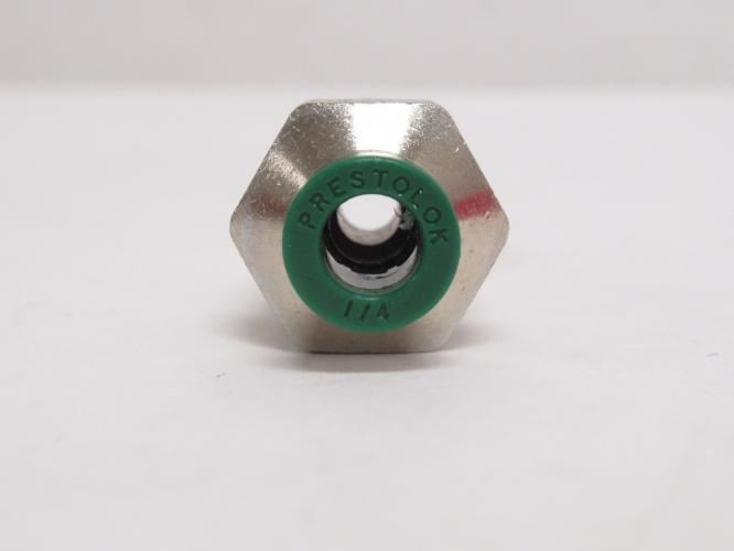 Parker W68PLP-4-6; Lot-2 Brass Male Connectors 1/4"PTC x 3/8NPT