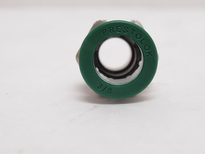 Parker W68PLP-6-4; Lot-2 Brass Connectors; 3/8" PTC x 1/4NPT