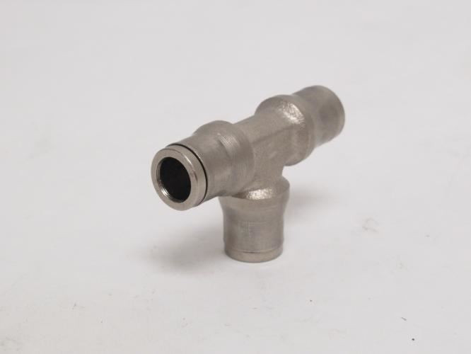 Parker 164PLM-8M; Nickel Plate Brass Metric Union Tee; 8mm