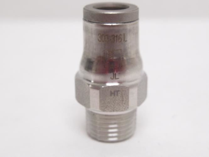 Parker 3805-06-11_; Male Connector; SS-316; 1/4"PTC x 1/8NPT