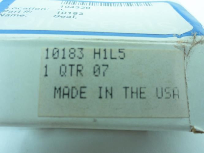 Parker 10183 H1L5; Lot-2 Oil Seals 1" ID 1.828" OD 0.375" Width