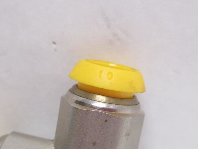 Parker EPB10; Brass PrestoLok Union Elbow 90Deg; 10mm Tube