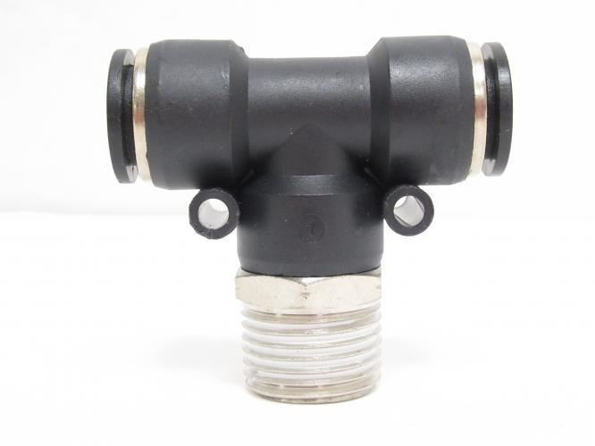 Industry-Std 1PEY1; Male Branch Tee; 1/2" PTC x 1/2NPT