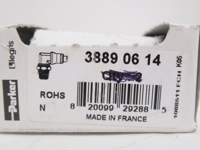 Parker 3889-06-14_; Air Elbow SS-303/316L; 90Deg 1/4PTC x 1/4NPT