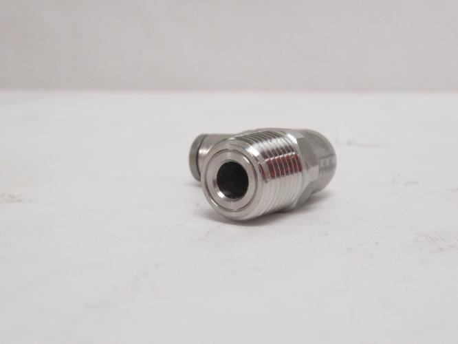 Parker 3889-06-14_; Air Elbow SS-303/316L; 90Deg 1/4PTC x 1/4NPT