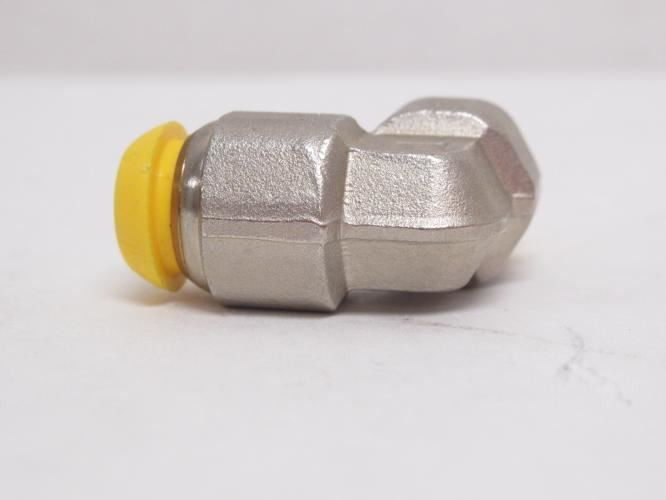 Parker EPB8; Brass PrestoLok Union Elbow 90Deg; 15/16"/8mm Tube
