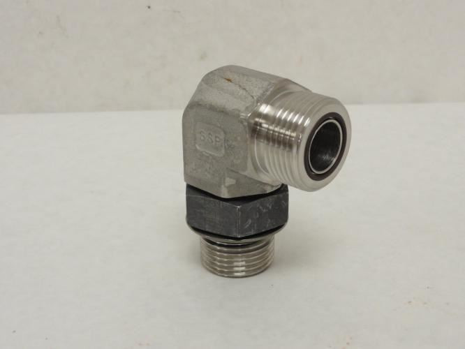 MFG- FS6801-12-12-NWO-SS; Elbow; SS-316; 3/4 OFS x 3/4 BOSS