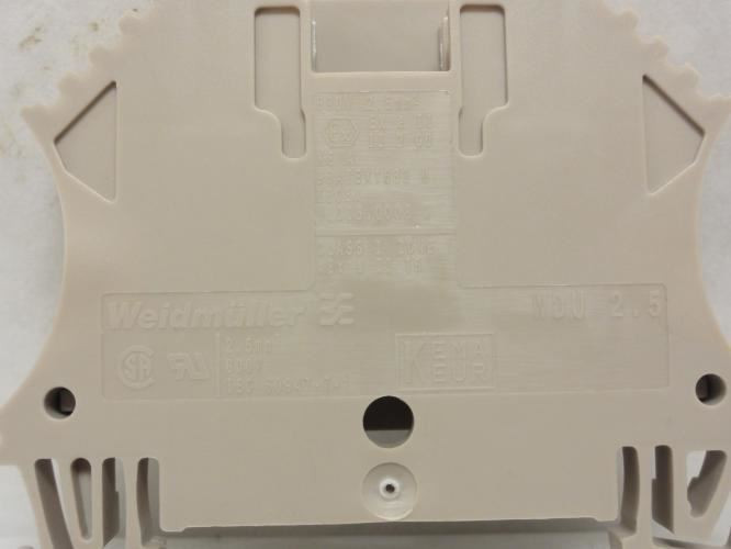 Weidmuller WDU 2.5; Lot-6; Terminal Blocks; 8A; 800VAC; 2.5mm