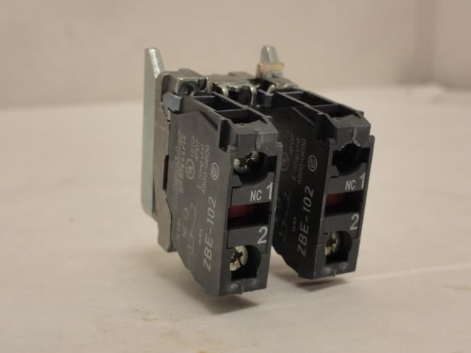 Schneider ZB4BZ104; Switch Mounting Base; 2-NC; 22mm