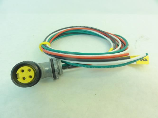 TPC Wire & Cable 89700; Female Receptacle; 4P; 90 DEG.