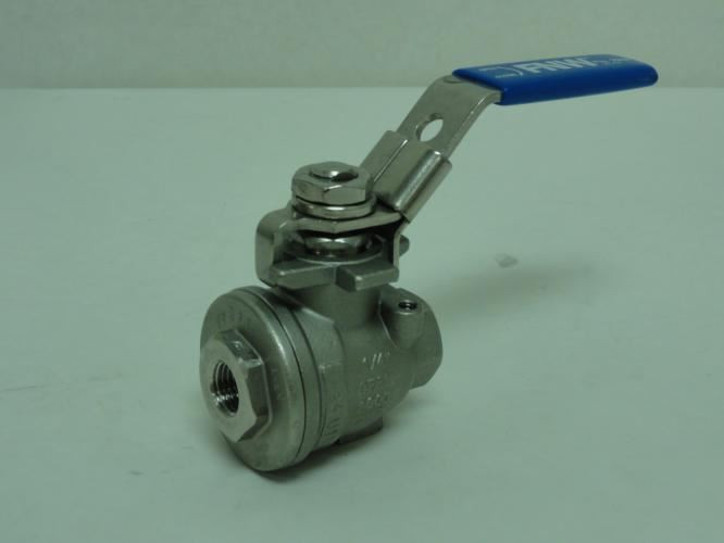 FNW 220AB 1/4"; Inline Ball Valve; SS; 1/4 FNPT; 2000 CWP