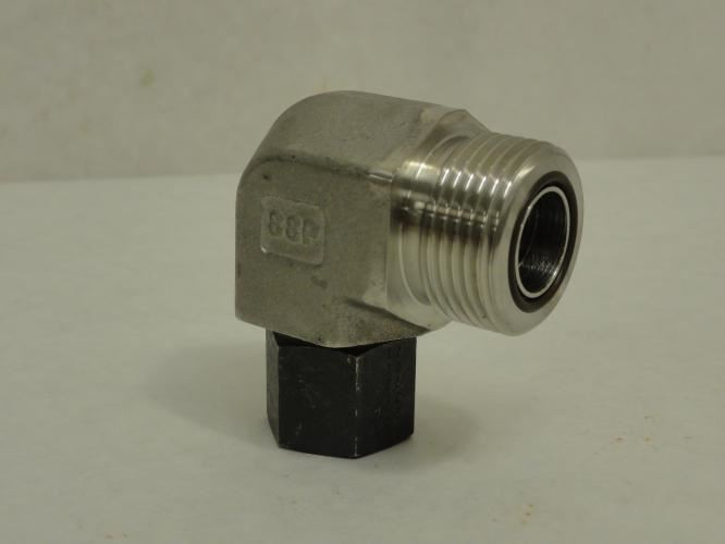 MFG- FS6500-08-12SS; Elbow 90Deg 1/2 OFS Swivel x 3/4 OFS