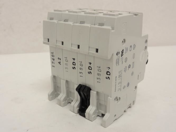 ABB S203-D4/S2C-A2; Circuit Breaker 3P; 4A w/Shunt Trip