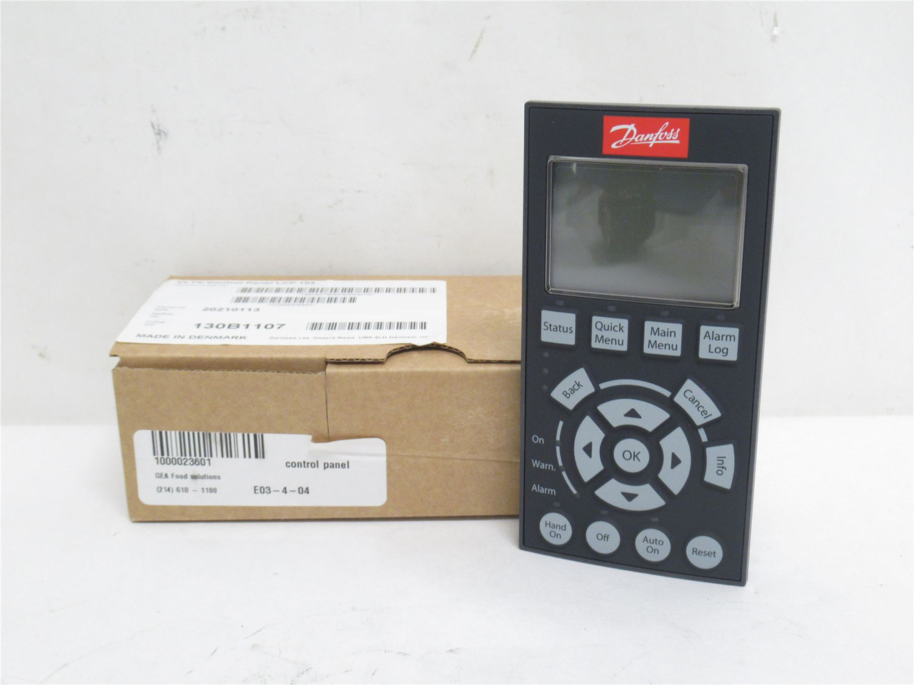Danfoss LCP-102; Control Panel 5V; 120mA; IP66; NEMA 4X