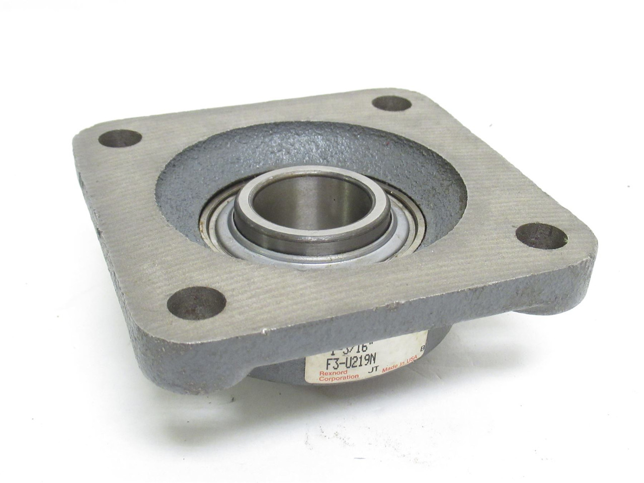 Link-Belt F3U219N; Flange Bearing; 1-3/16"ID; 4-Bolt Mount