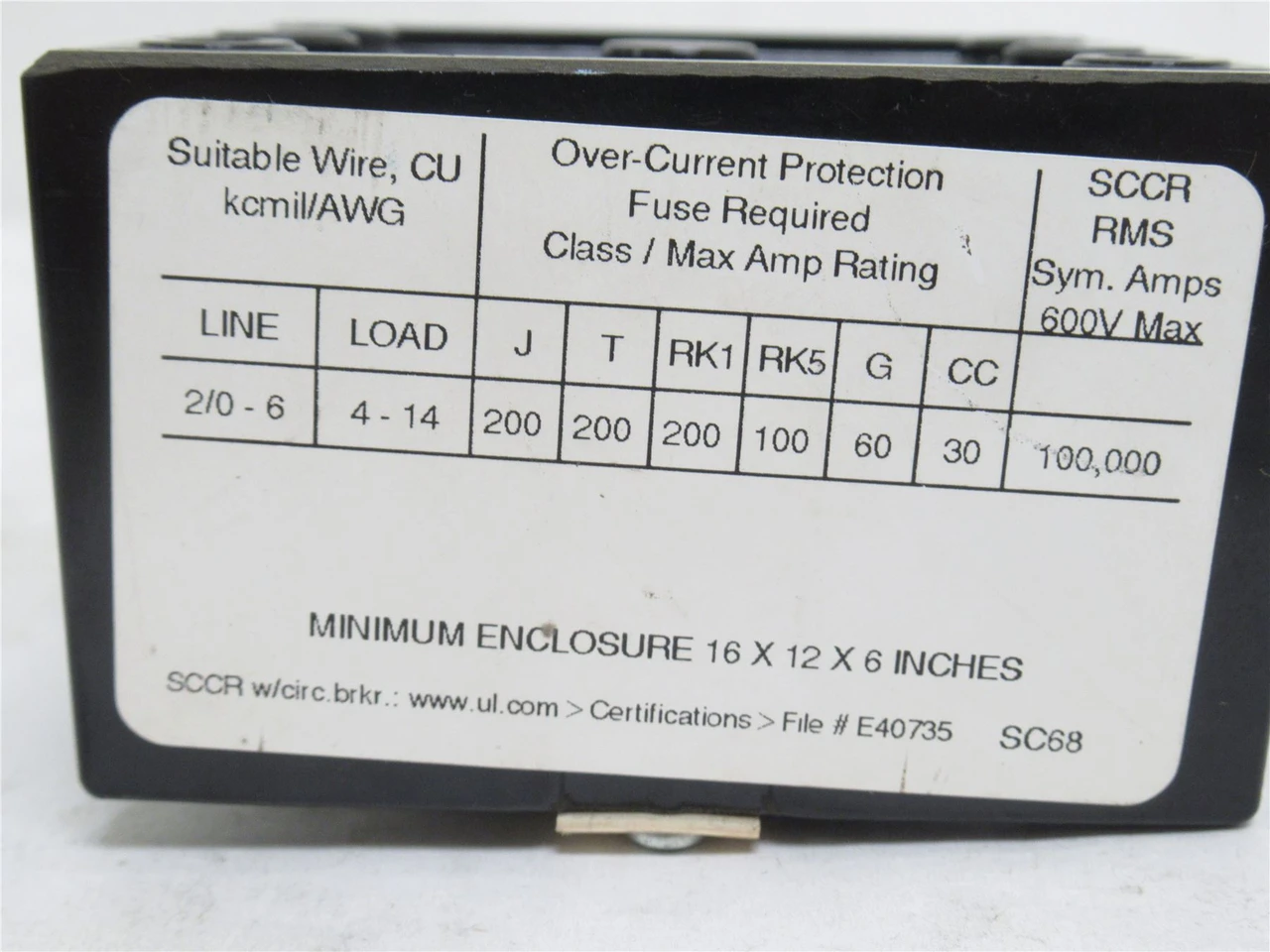 Allen-Bradley 1492-PD3141; Distribution Block; 175A; 600VAC