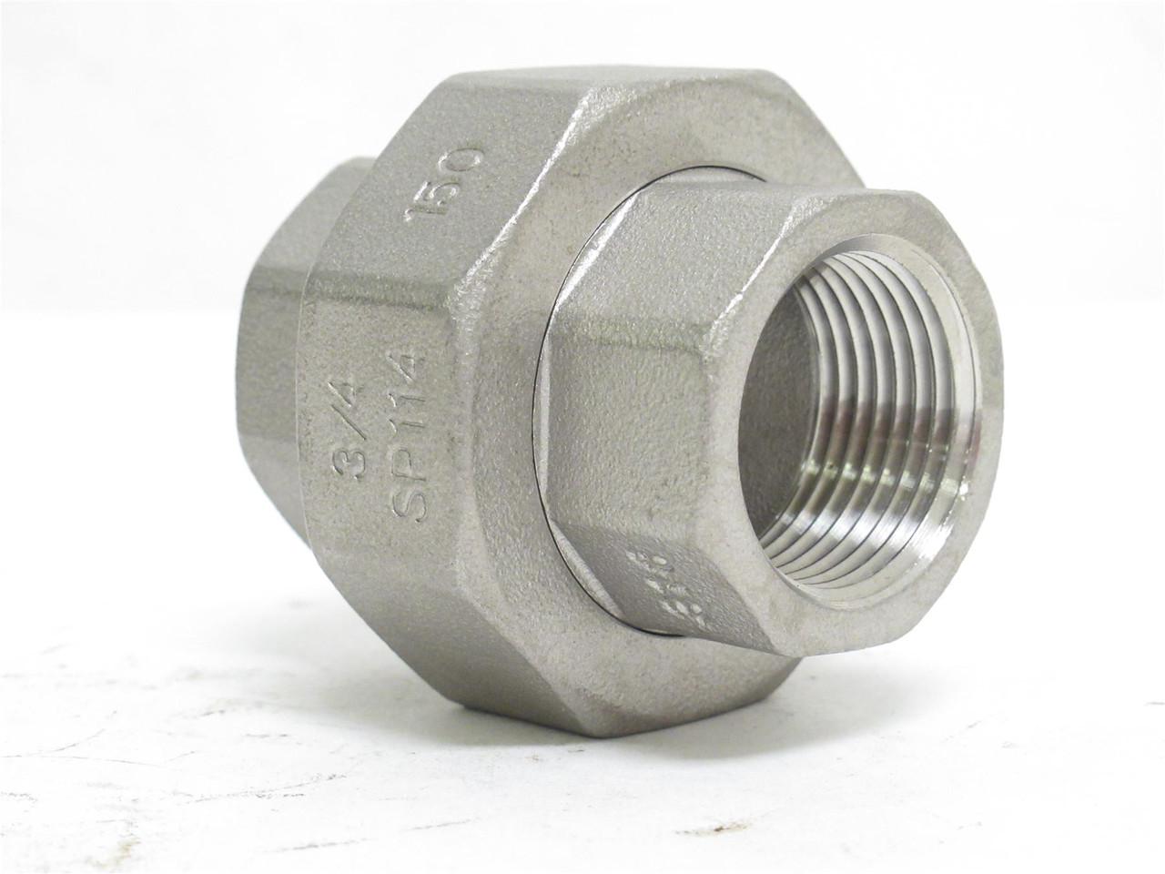Industry-Std 6JM84; Threaded Pipe Union; SS-316; Size: 3/4NPT