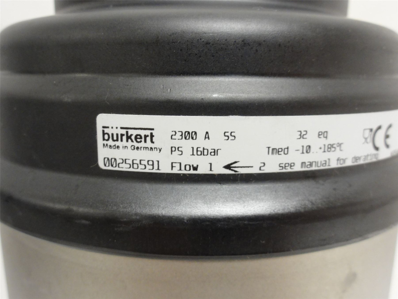 Burkert 00256591_; Angle Seat Valve Actuator; 16bar