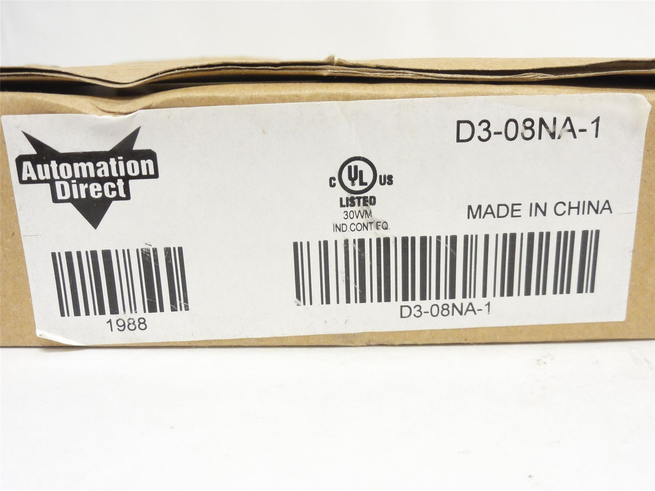 Automation Direct D3-08NA-1; Input Module; 8-Point; 120VAC/DC