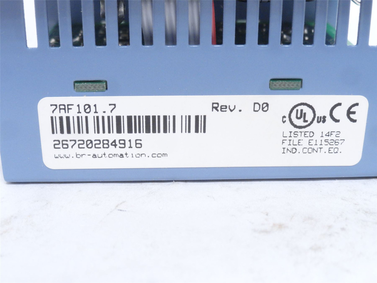 B and R 7AF101.7; Analog Interface Module 4 Slots
