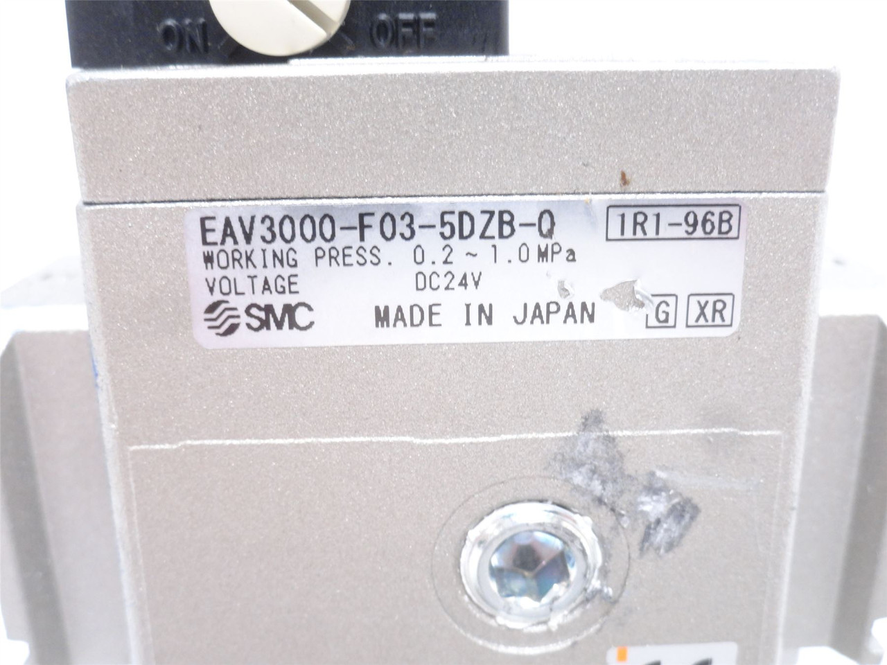 SMC EAV3000-F03-5DZB-Q; Soft Start Valve; 1MPa; 24VDC; 3/8NPT