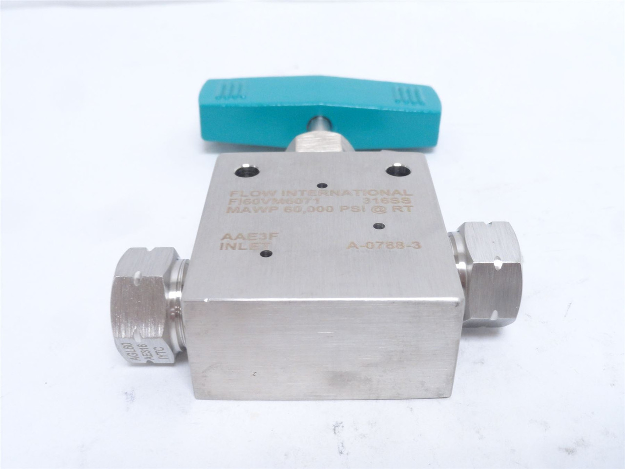 Flow International FI60VM6071; Needle Valve SS 3/8"; 60K PSI