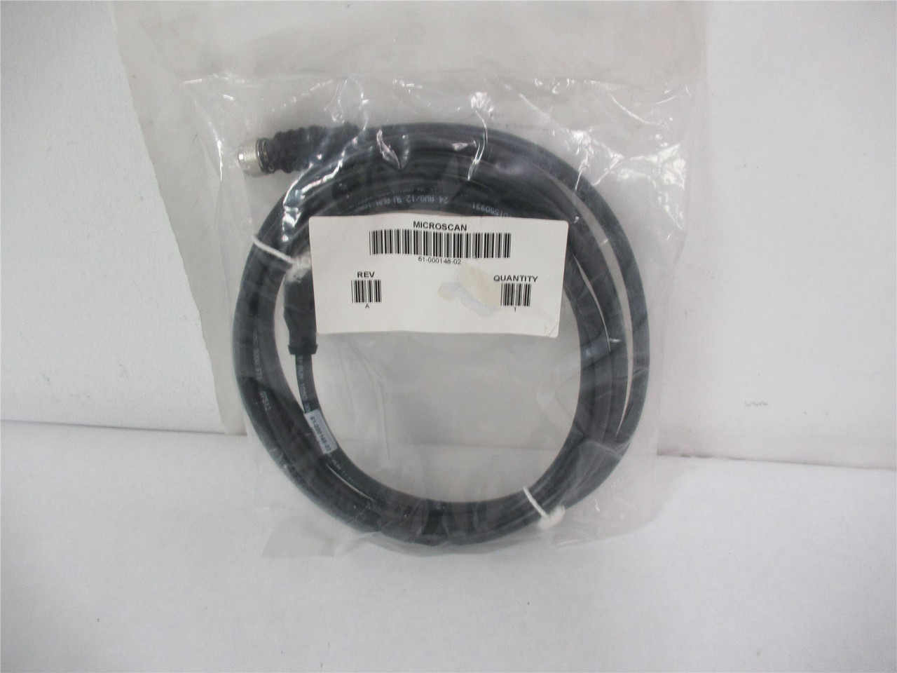 Microscan 61-000148-02; Cable 2 Pin Plug (Screw-on) 3M