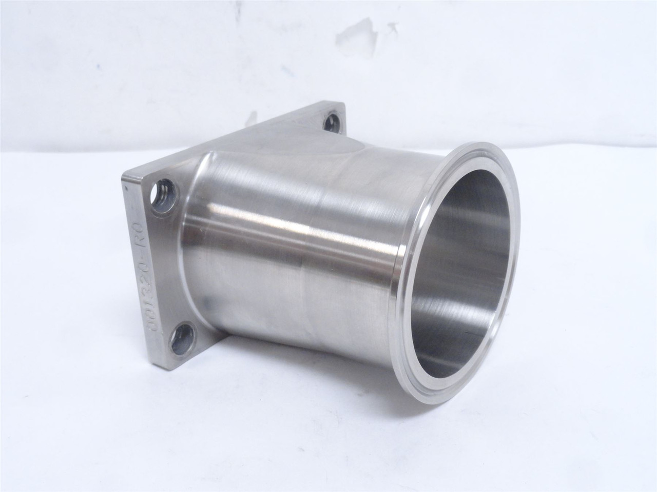 Poss Design 001320-R0; Pump Residue Fitting; SS; Size: 3" Clamp