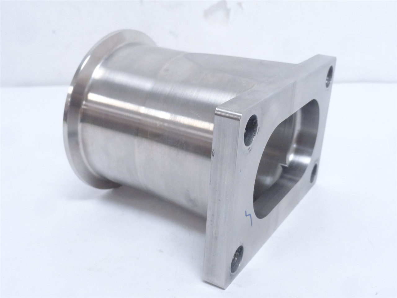 Poss Design 001320-R0; Pump Residue Fitting; SS; Size: 3" Clamp