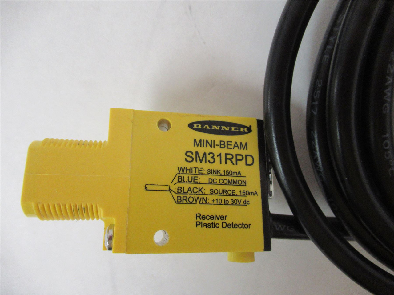 Banner SM31RPD; Photo Sensor Range 0 - 0.3 m Input: 10-30 Vdc