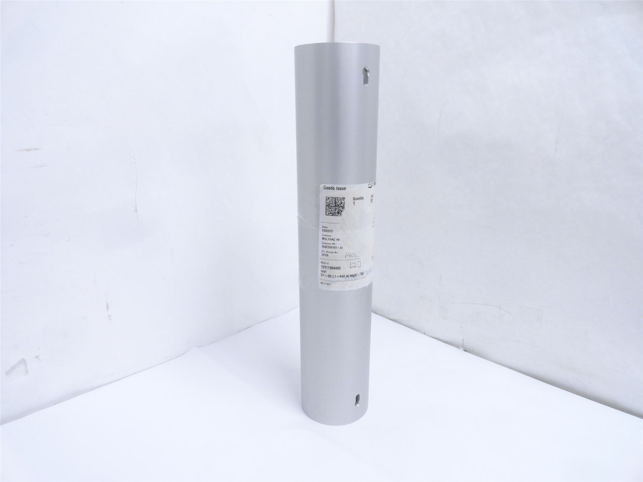 Multivac 19311904400; Aluminum Reel; 90mmOD x 440mm Long