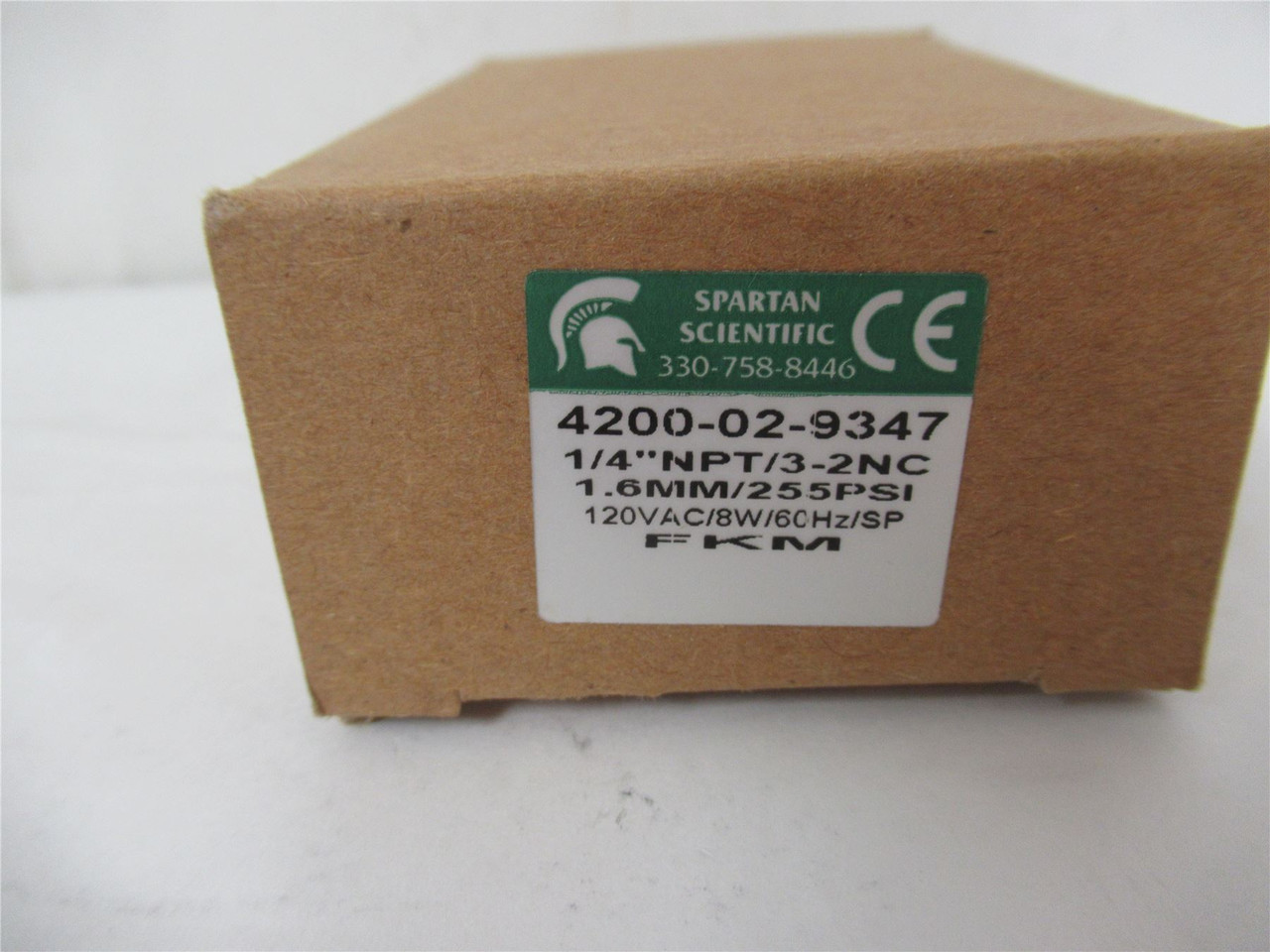 Spartan Scientific 4200-02-9347; Solenoid Valve 1/4" NPT 120V