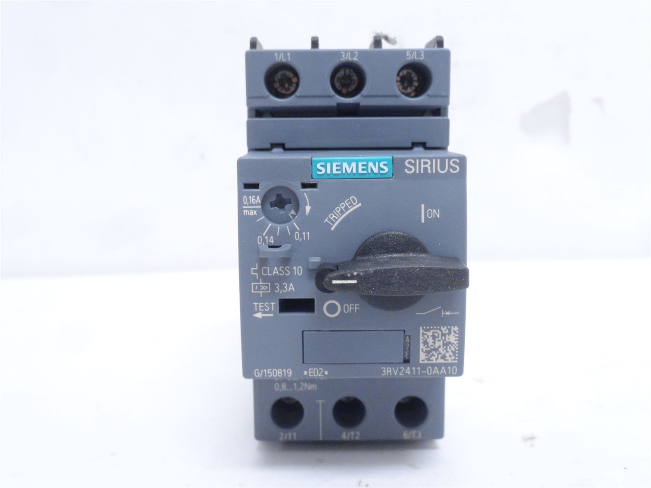 Siemens 3RV2411-0AA10; Manual Starter 11-16A; 3P; 690VAC