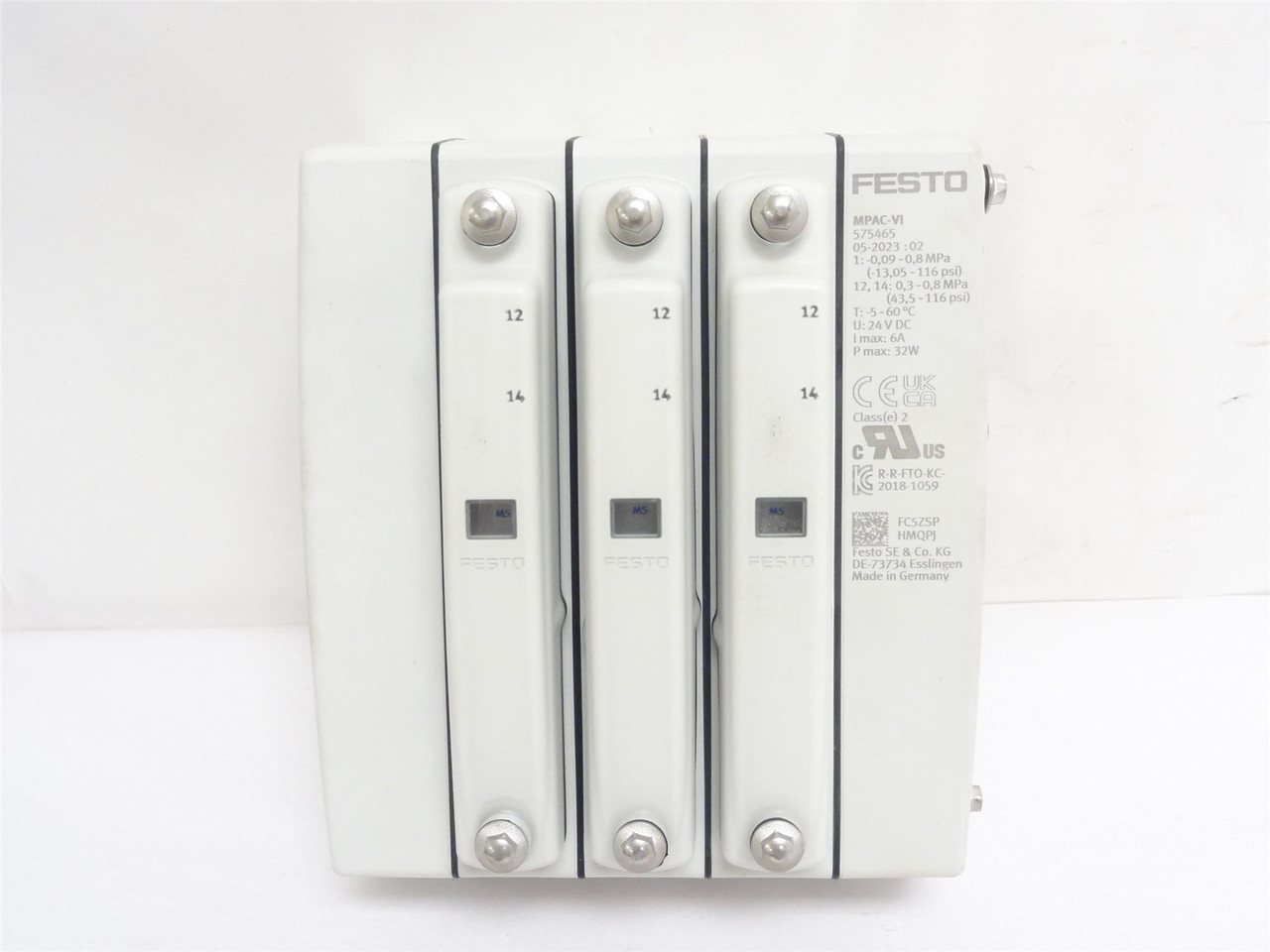 Foodmate IK00000297; Pneumatic Terminal Valve Assembly