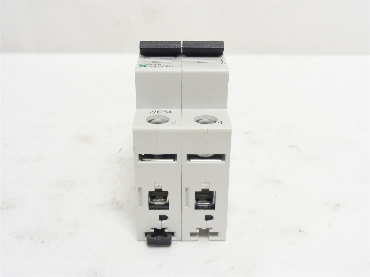 Moeller FAZ-C6/2; Mini-Circuit Breaker; 6A; 2P; 277/480VAC