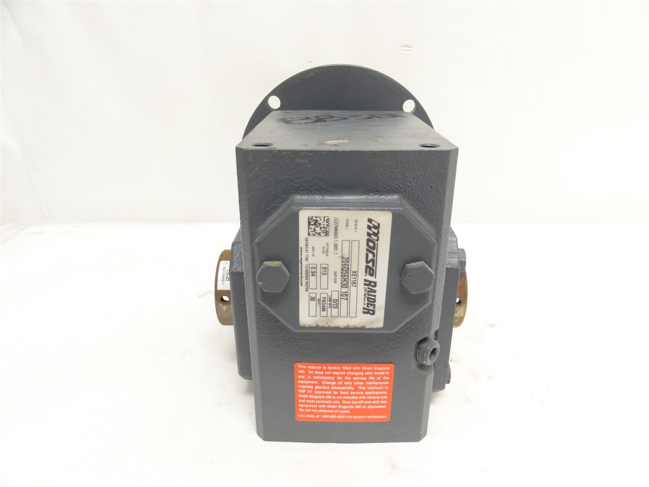 Morse 206Q56H30-107; Gear Speed Reducer; RA; 30:1 Ratio