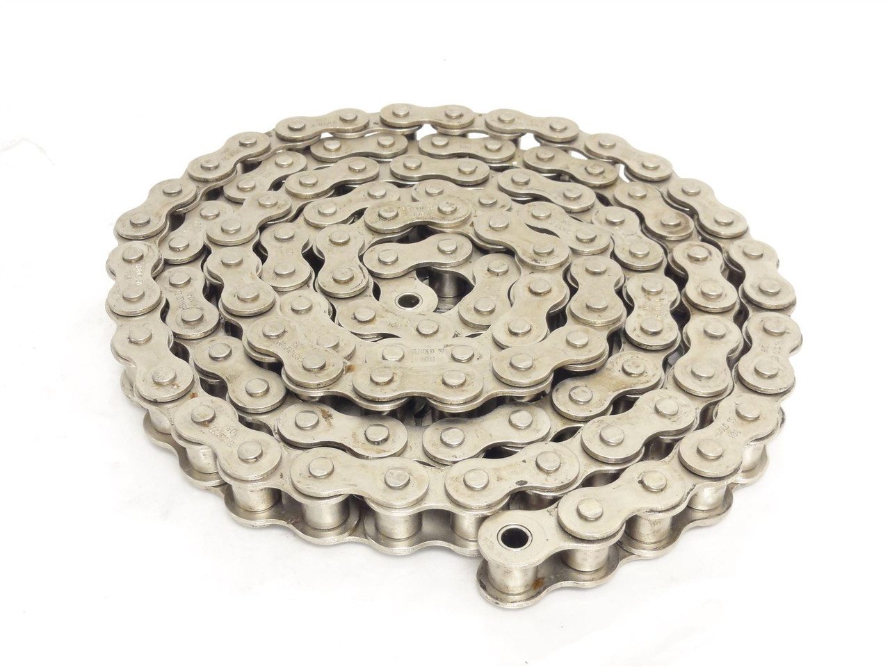 Renold 10B-6x6ft; Steel Roller Chain #10B; 6' Long; 5/8" Pitch