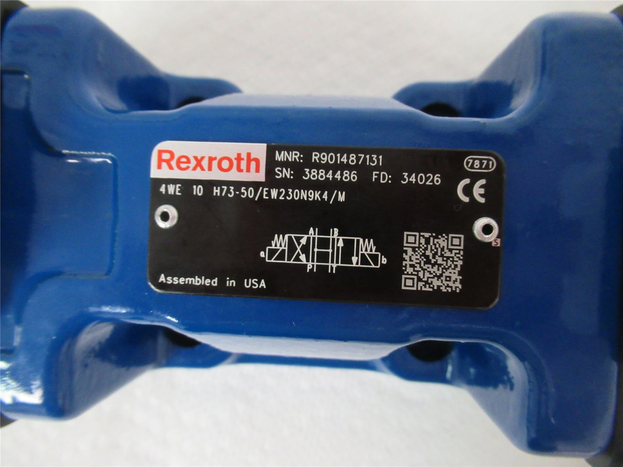 Rexroth R901487131; HydraulicSolenoid Valve DirectActingDble