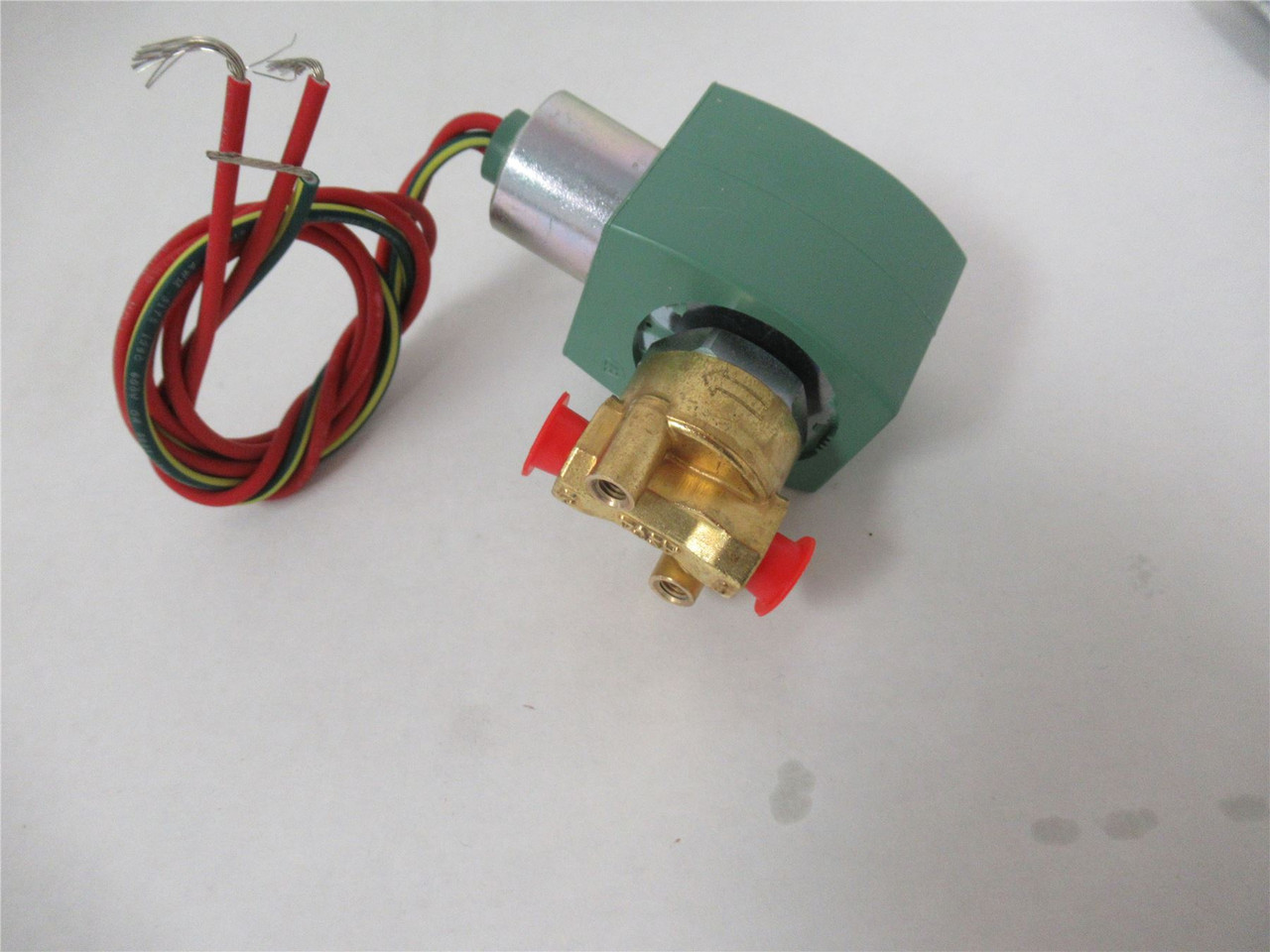 Asco 826H002; Solenoid Valve 2 Way 24V 1/8" Pipe Brass