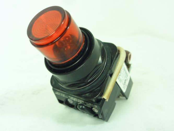 Siemens 52PX6M2A; Push To Test Pilot Lightr; 120V; LED; Red