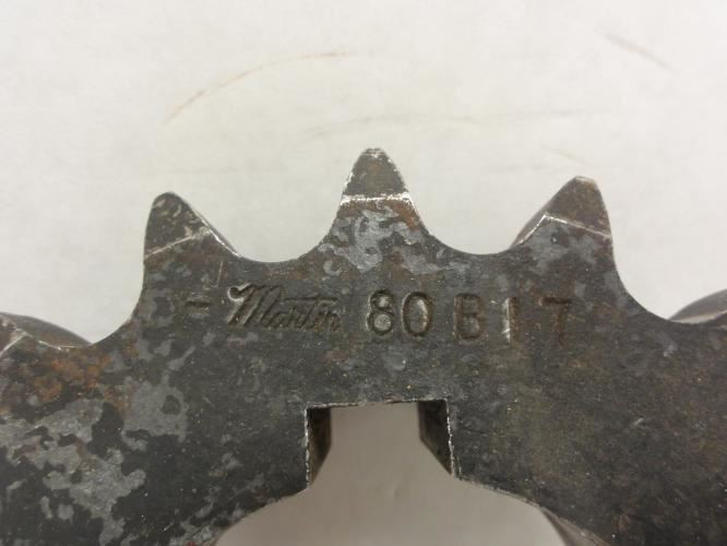 Martin 80B17-2-3/4; Sprocket # 80; 17Teeth; 2-3/4"ID